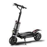 60v5600w Electric Scooter 11 Inch Fat Tire Foldable Cross Country High Speed Adult Dual Drive Motor