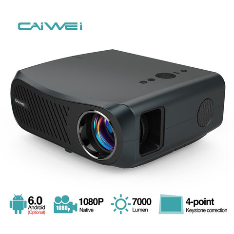 1080P Bluetooth Wifi Projector Full HD 1920x1080 Native Support 4K Wireless Home Theater Outdoor Movie Gaming TV 7000 Lumens