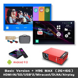 ALSTON T6 full hd led projector 4k 3500 Lumens HDMI USB 1080p portable cinema Proyector Beamer with mysterious gift